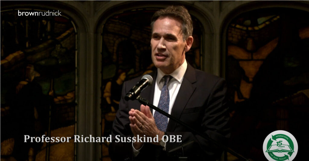 This image has an empty alt attribute; its file name is Richard-Susskind-speech-1024x534.jpg